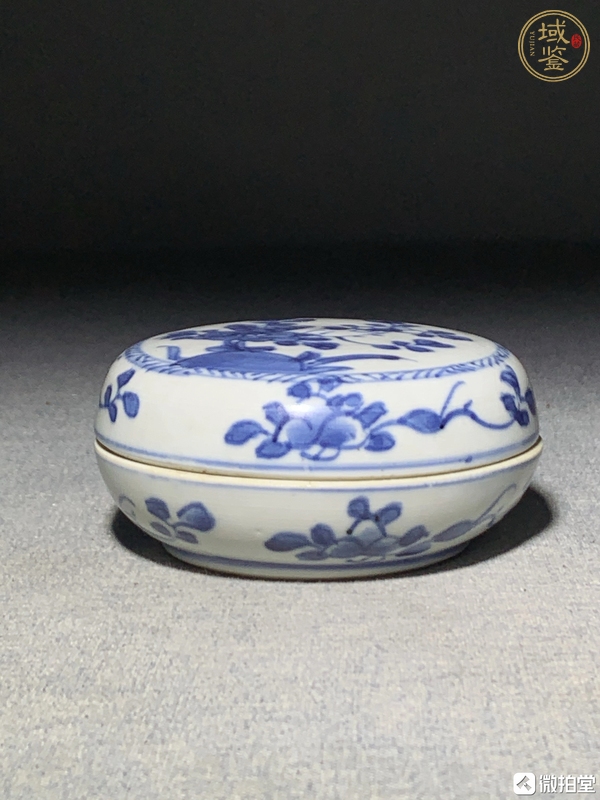 古玩陶瓷青花盒真品鑒賞圖