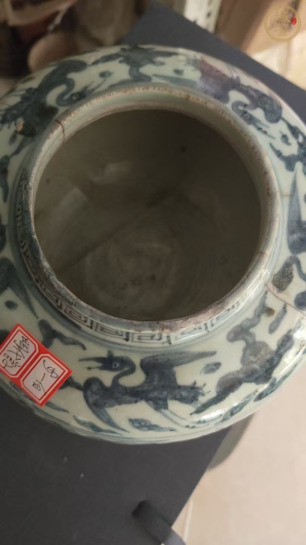 古玩陶瓷青花罐真品鑒賞圖