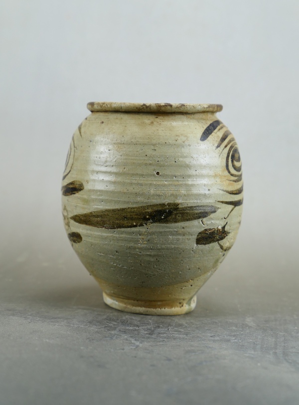 古玩陶瓷精品.元青花螺旋紋罐(館藏級)拍賣,當前價格999元