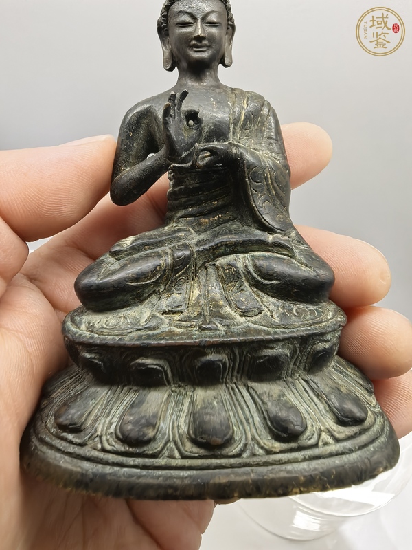 古玩銅器銅釋迦摩尼真品鑒賞圖