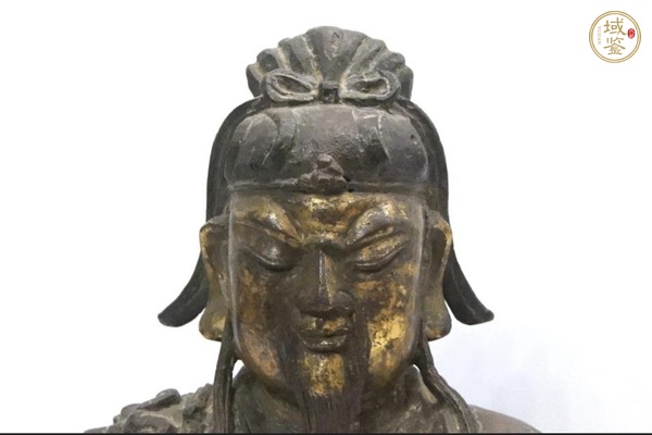 古玩銅器關(guān)公造像真品鑒賞圖