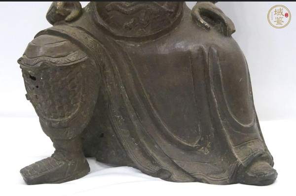 古玩銅器關(guān)公造像真品鑒賞圖