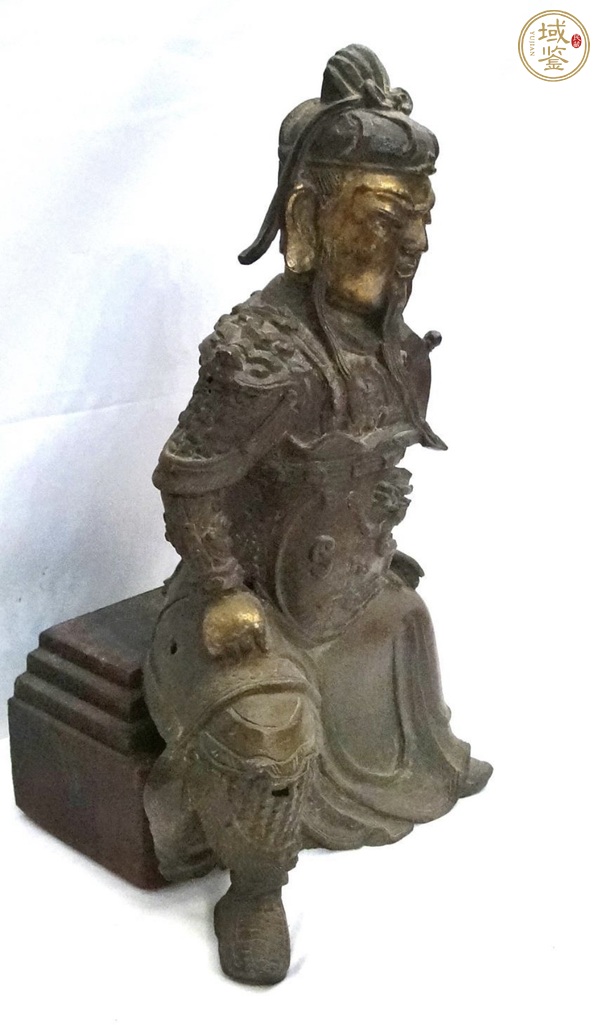 古玩銅器關(guān)公造像真品鑒賞圖