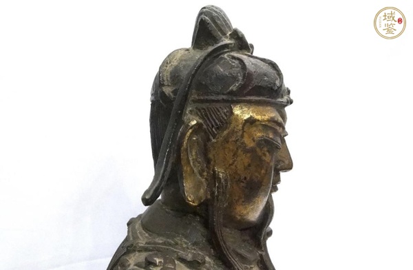 古玩銅器關(guān)公造像真品鑒賞圖