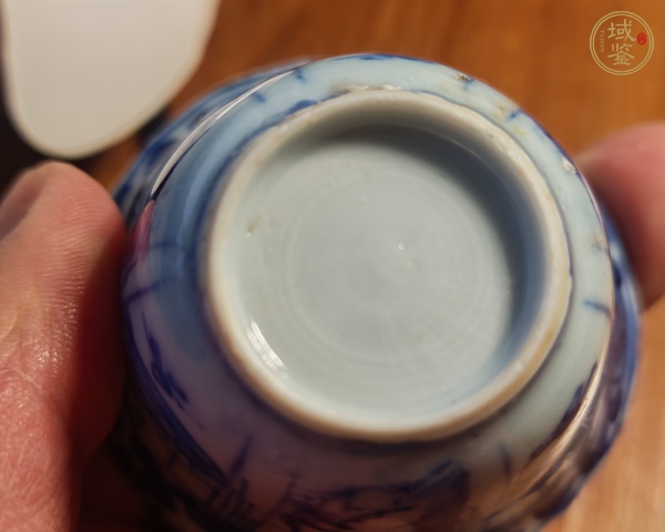 古玩陶瓷青花杯真品鑒賞圖