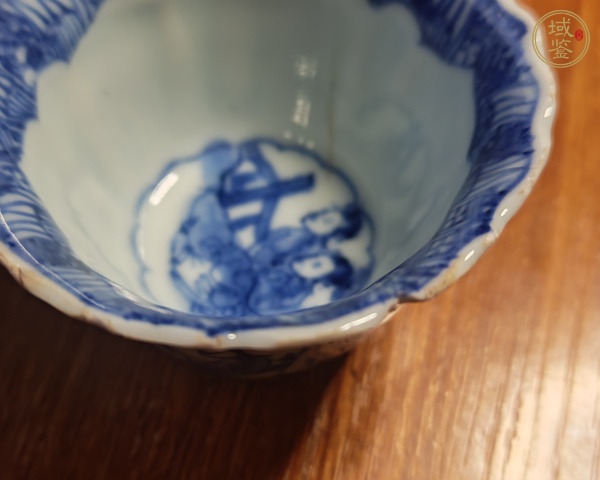 古玩陶瓷青花杯真品鑒賞圖