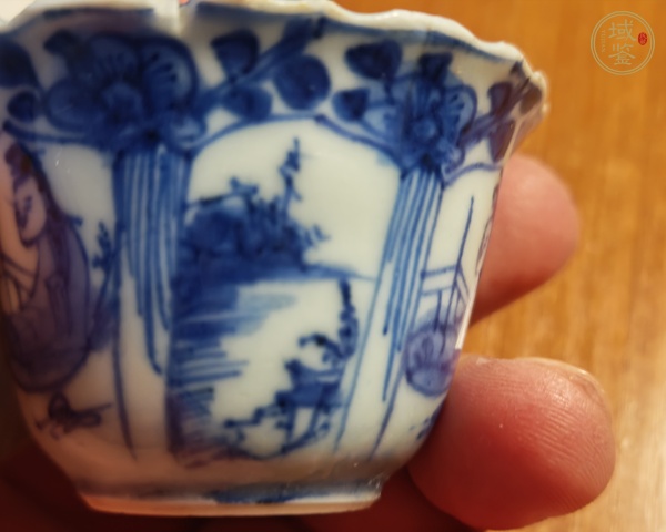 古玩陶瓷青花杯真品鑒賞圖