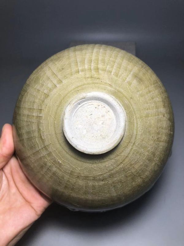 古玩陶瓷宋，珠光青瓷刻花碗拍賣，當前價格2000元
