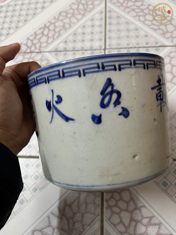 古玩陶瓷青花香爐真品鑒賞圖