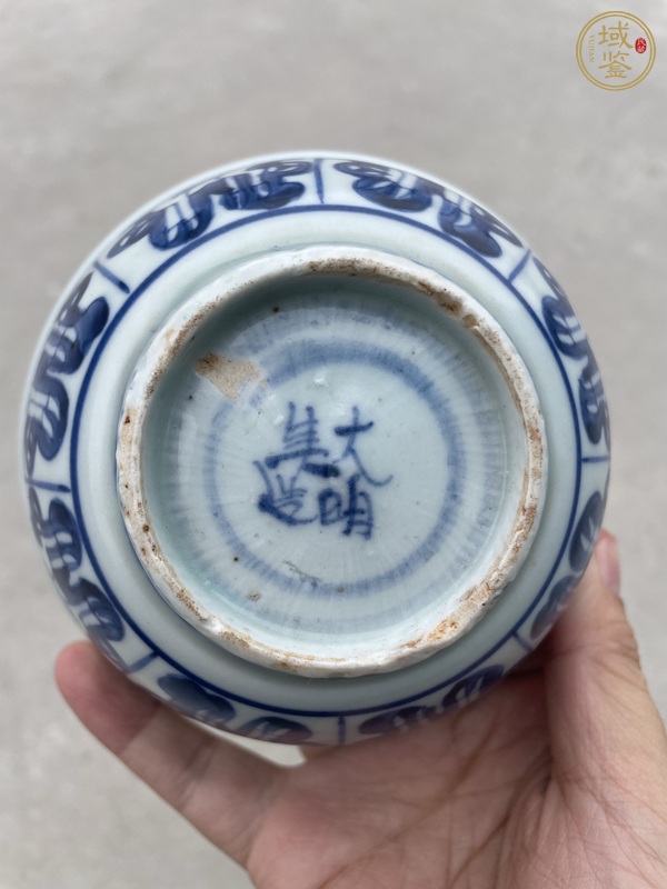 古玩陶瓷青花杯真品鑒賞圖