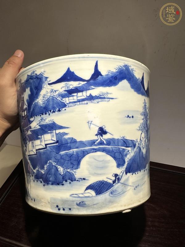 古玩陶瓷青花筆海真品鑒賞圖