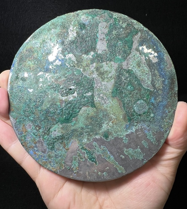 古玩銅器唐·蟠龍鳳紋鏡拍賣，當前價格7777元