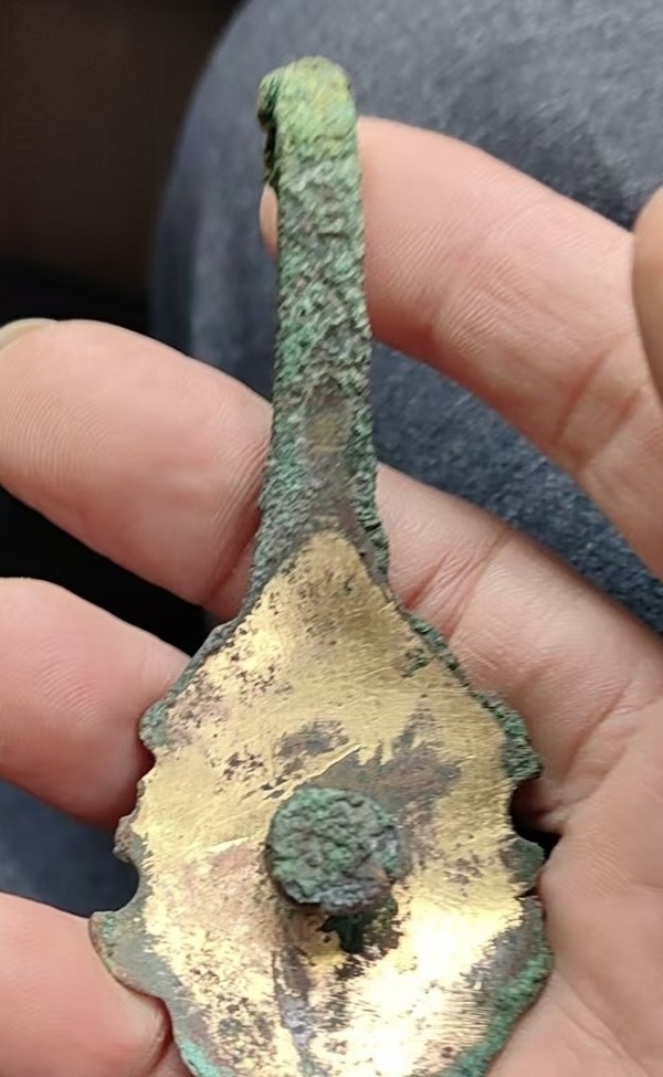 古玩銅器漢·鎏金狐面鉤拍賣，當前價格4500元