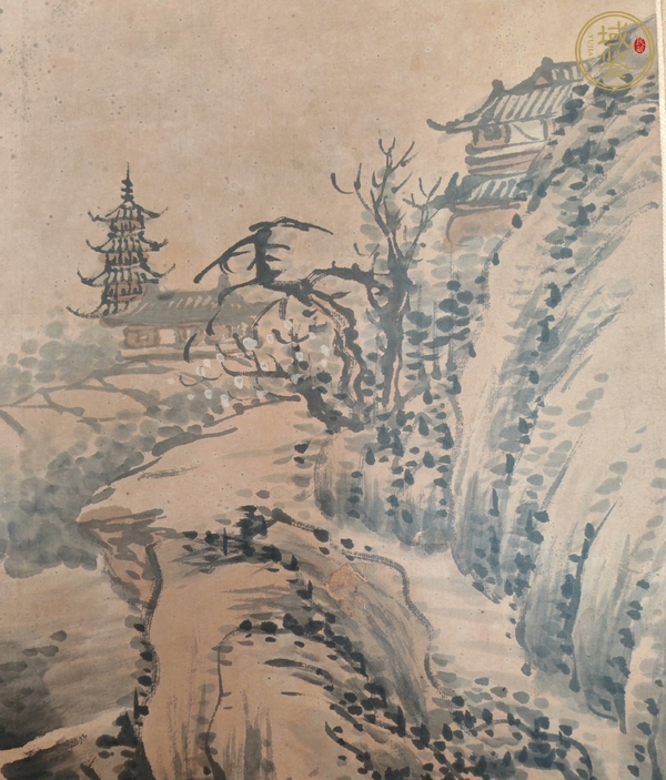 古玩字畫春山仙境真品鑒賞圖