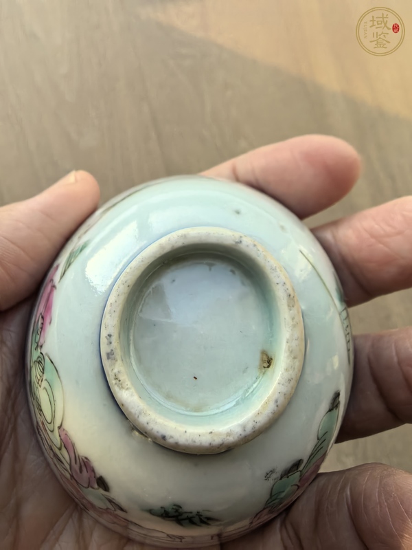 古玩陶瓷粉彩杯真品鑒賞圖