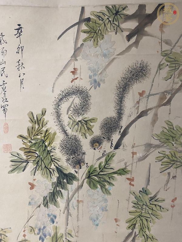 古玩字畫野趣真品鑒賞圖