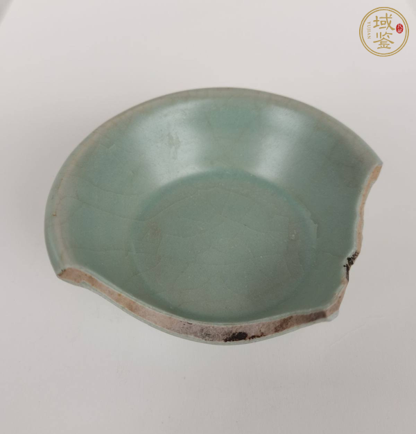 古玩陶瓷龍泉青瓷粉青釉洗真品鑒賞圖