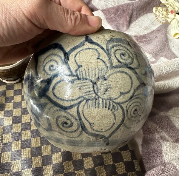 古玩陶瓷青花罐真品鑒賞圖