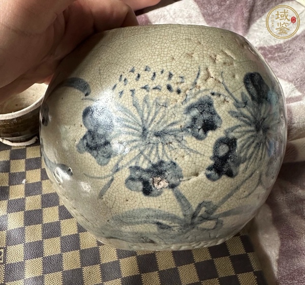 古玩陶瓷青花罐真品鑒賞圖