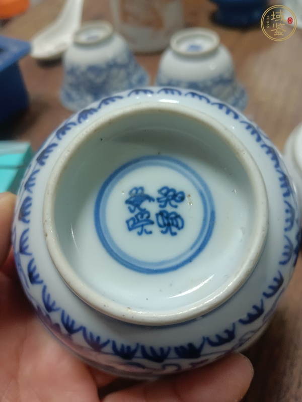 古玩陶瓷青花小碗真品鑒賞圖