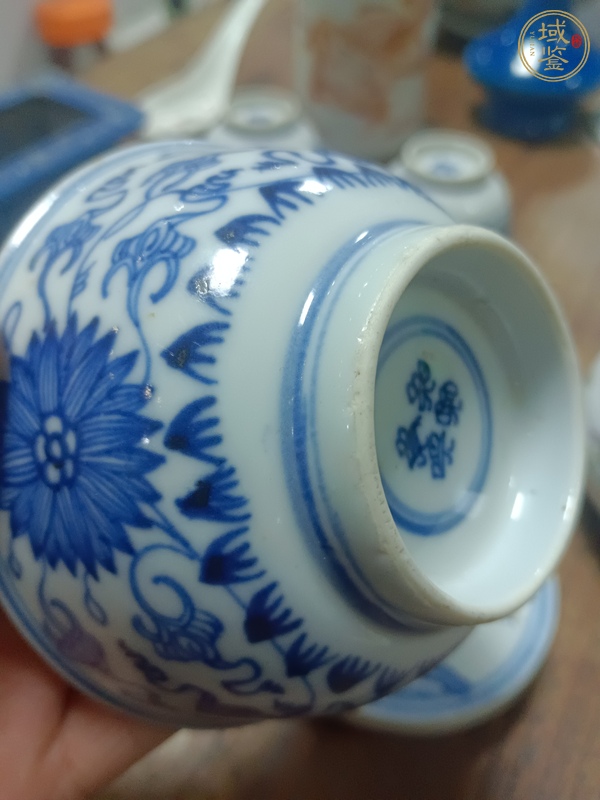 古玩陶瓷青花小碗真品鑒賞圖