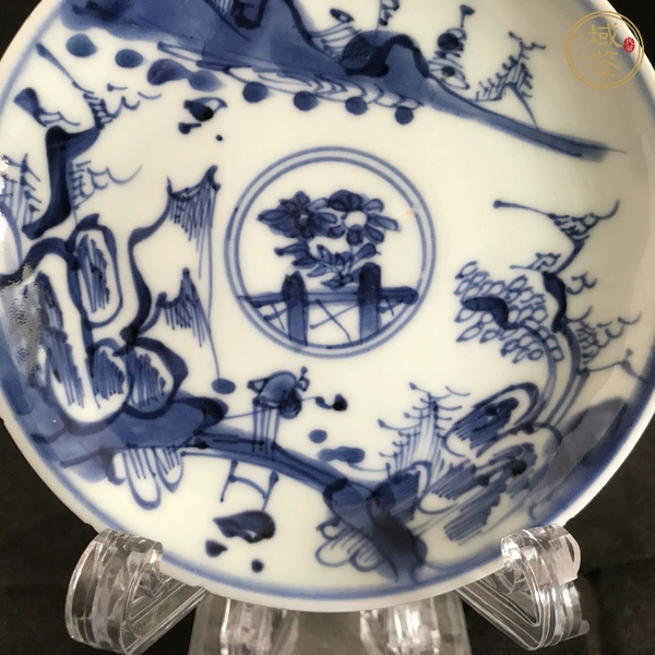 古玩陶瓷青花盤真品鑒賞圖