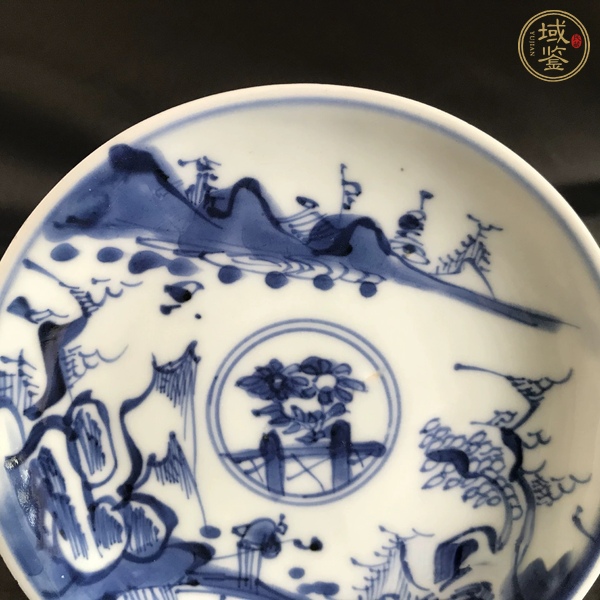 古玩陶瓷青花盤真品鑒賞圖