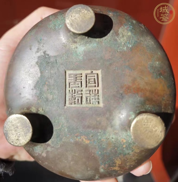 古玩銅器鬲式爐真品鑒賞圖