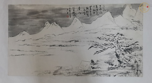 古玩字畫何加林 雪景圖真品鑒賞圖