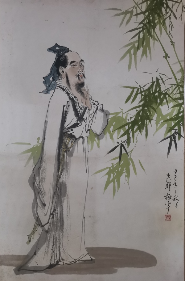 古玩字畫已故連環(huán)畫四小名旦之一海派大師顏梅華人物拍賣，當(dāng)前價格20000元