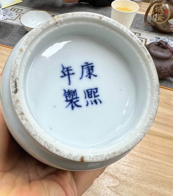 古玩陶瓷青花人物故事紋梅瓶真品鑒賞圖