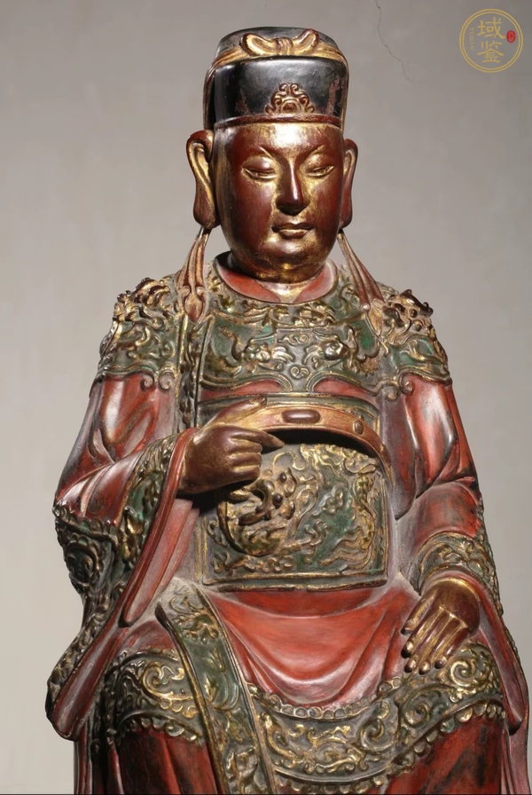 古玩雜項(xiàng)文昌帝君像真品鑒賞圖