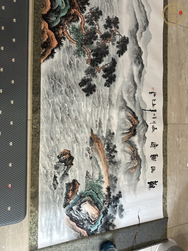 古玩字畫觀海聽濤真品鑒賞圖