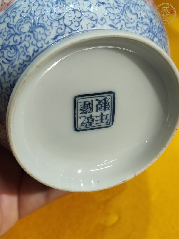 古玩陶瓷花鳥紋瓶真品鑒賞圖