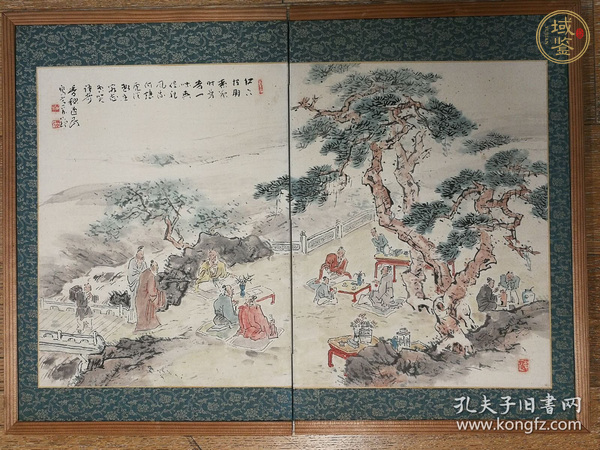 古玩雜項屏風(fēng)畫真品鑒賞圖