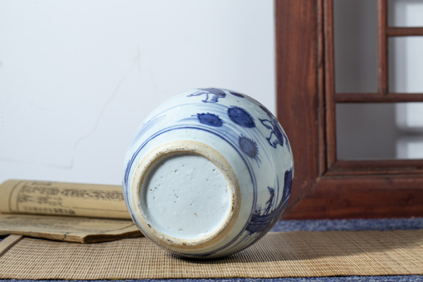 古玩陶瓷清康熙·青花嬰戲紋罐拍賣，當前價格0元