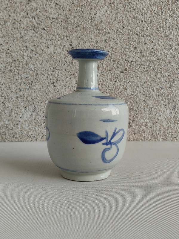 古玩陶瓷青花花卉紋酒壺拍賣,當前價格680元