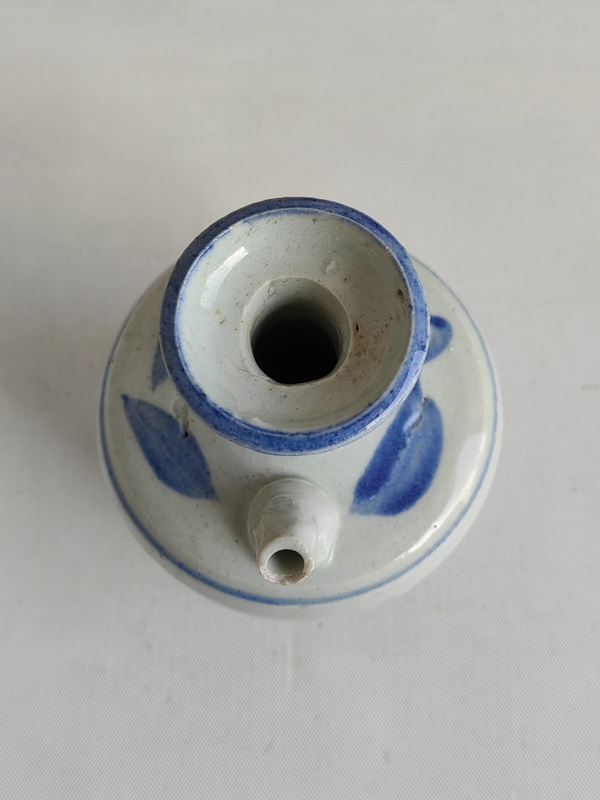 古玩陶瓷青花花卉紋酒壺拍賣,當前價格680元