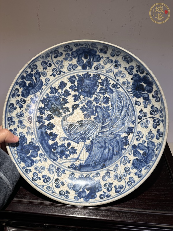 古玩陶瓷青花盤真品鑒賞圖