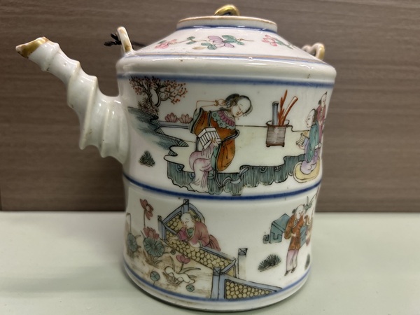 古玩陶瓷提梁壺拍賣，當前價格4800元