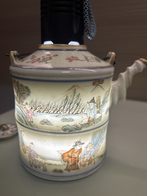 古玩陶瓷提梁壺拍賣，當前價格4800元
