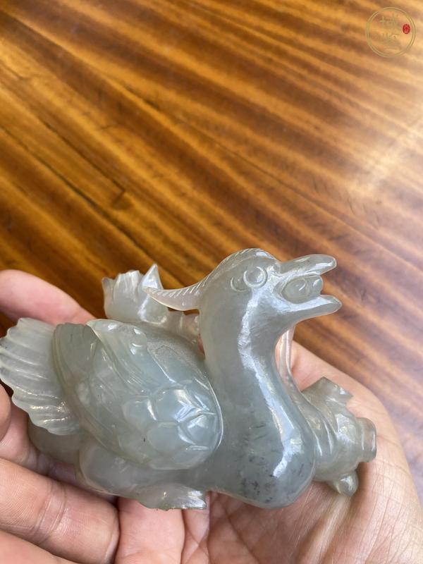 古玩玉器鵝銜蓮真品鑒賞圖