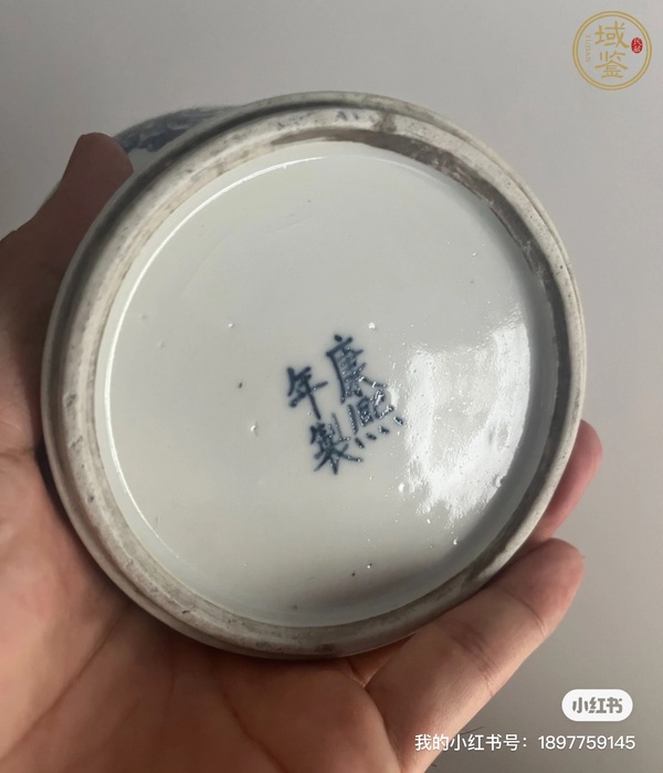 古玩陶瓷花鳥紋罐真品鑒賞圖