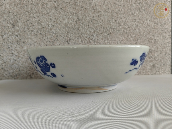 古玩陶瓷青花花鳥紋碗真品鑒賞圖