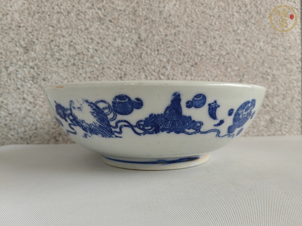 古玩陶瓷青花花鳥紋碗真品鑒賞圖