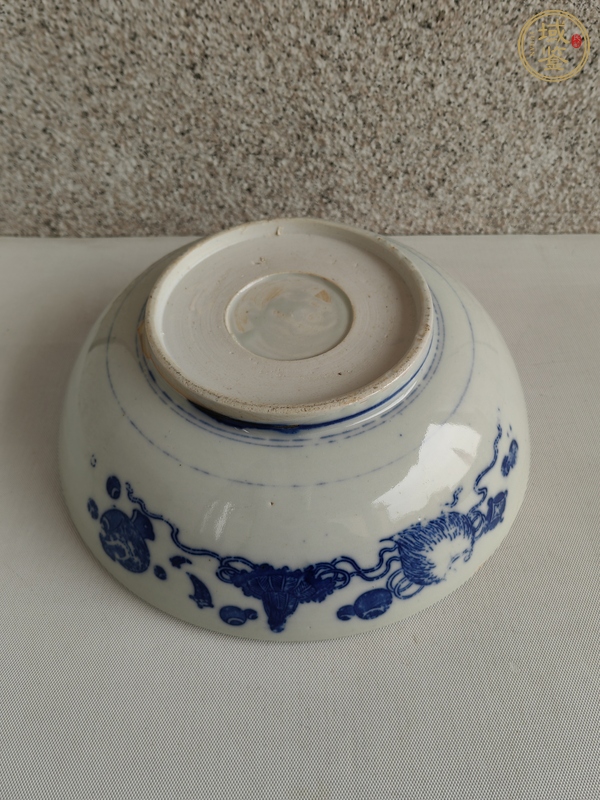 古玩陶瓷青花花鳥紋碗真品鑒賞圖