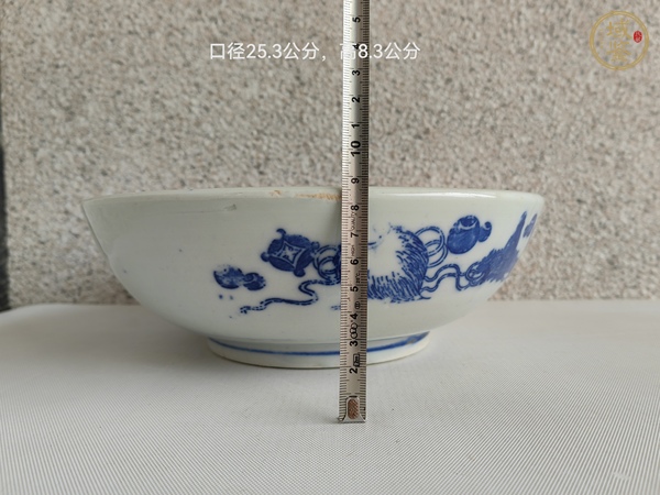 古玩陶瓷青花花鳥紋碗真品鑒賞圖