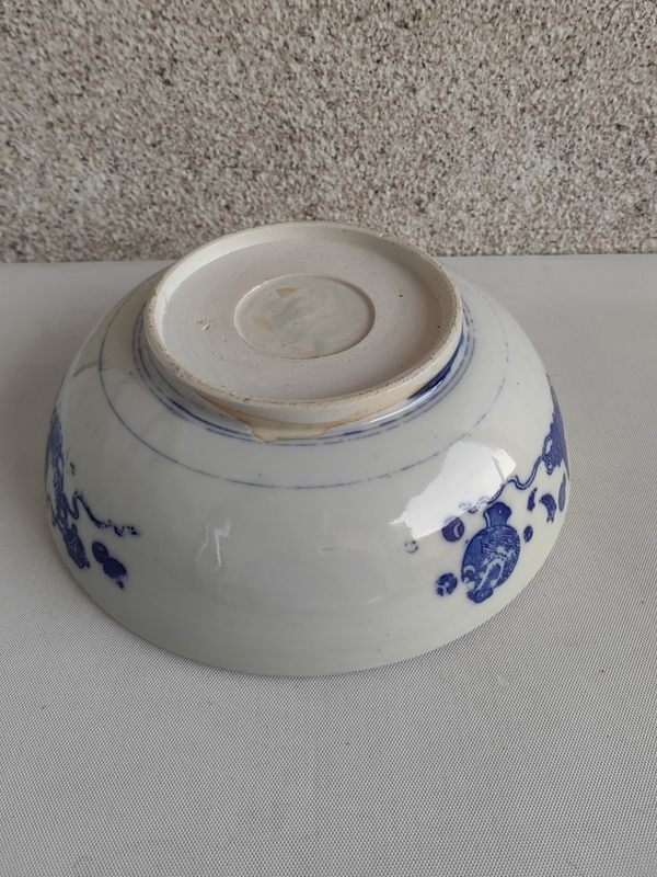 古玩陶瓷青花花鳥紋碗拍賣,當前價格450元