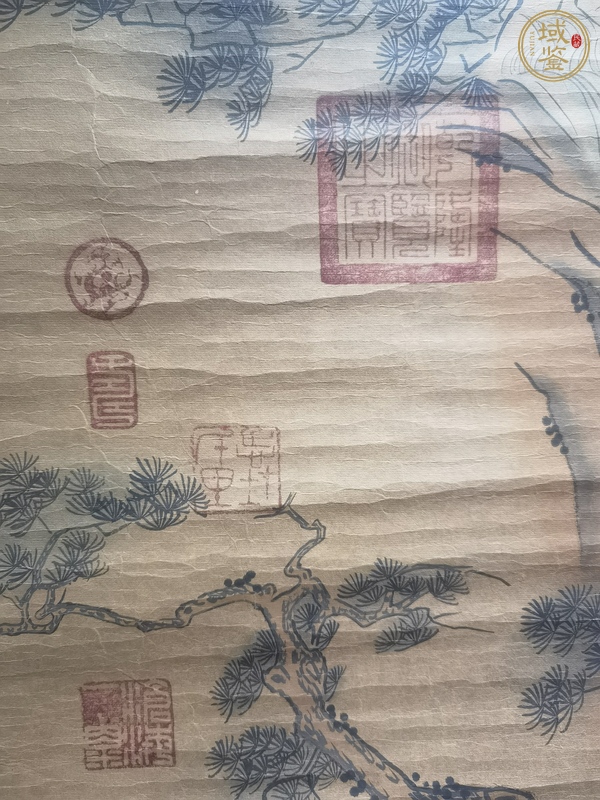 古玩字畫仇英款人物畫真品鑒賞圖