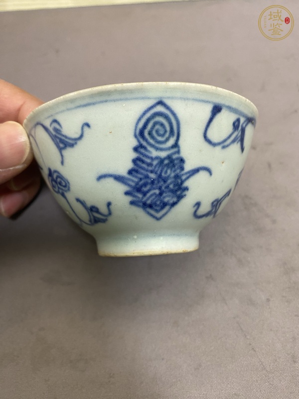 古玩陶瓷青花杯真品鑒賞圖